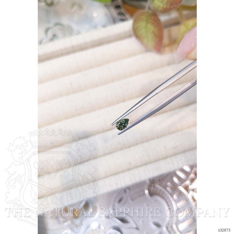 0.48 Ct. Green Sapphire from Madagascar