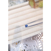 0.52 Ct. Blue Sapphire from Madagascar Life Style