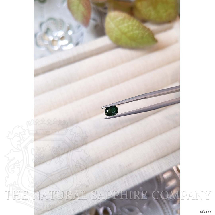 0.74 Ct. Green Sapphire from Madagascar