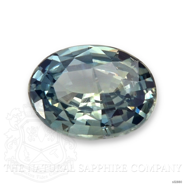 0.61 Ct. Bluish Green Sapphire from Madagascar
