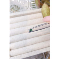 0.50 Ct. Bluish Green Sapphire from Madagascar Life Style