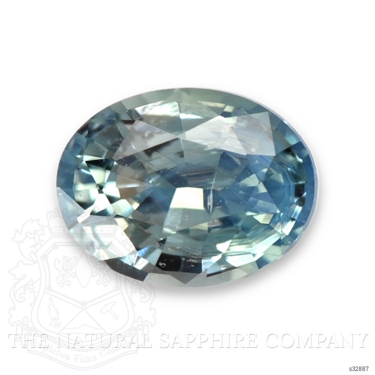 0.56 Ct. Greenish Blue Sapphire from Madagascar