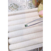 0.43 Ct. Green Sapphire from Madagascar Life Style