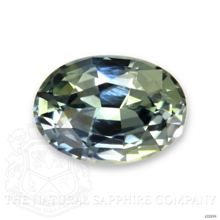 0.42 Ct. Bluish Green Sapphire from Madagascar