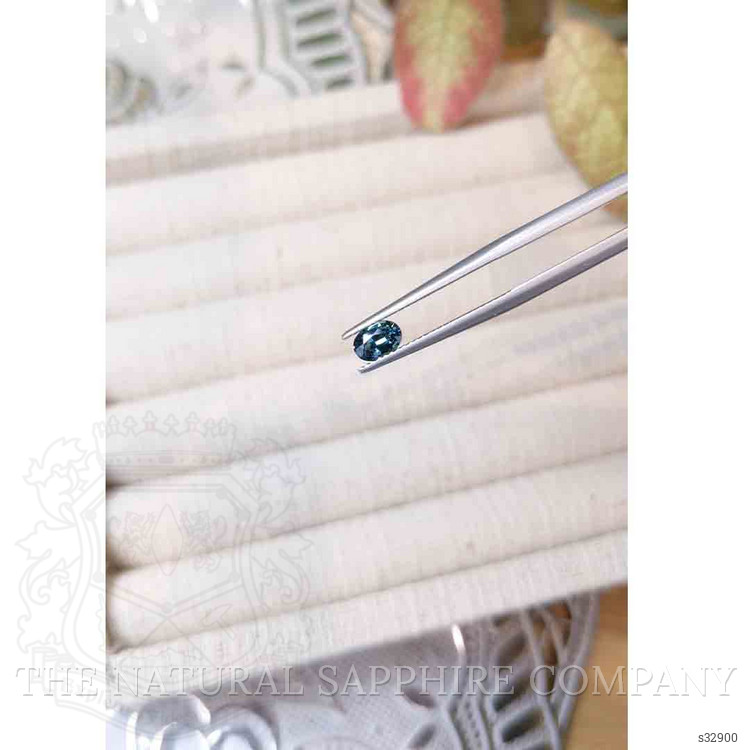 0.67 Ct. Greenish Blue Sapphire from Madagascar