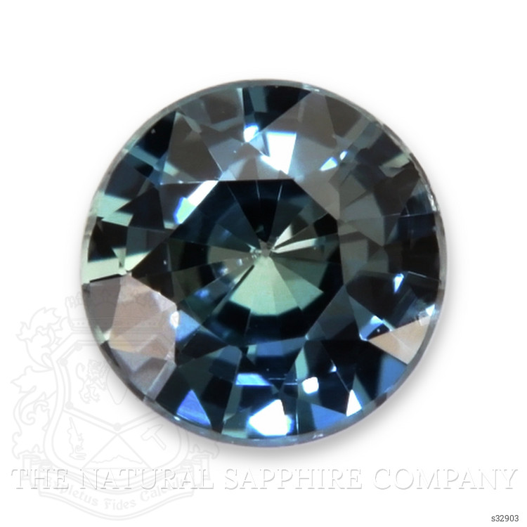 0.38 Ct. Greenish Blue Sapphire from Madagascar