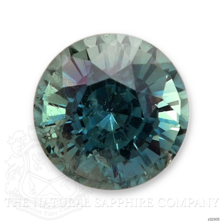 0.58 Ct. Greenish Blue Sapphire from Madagascar