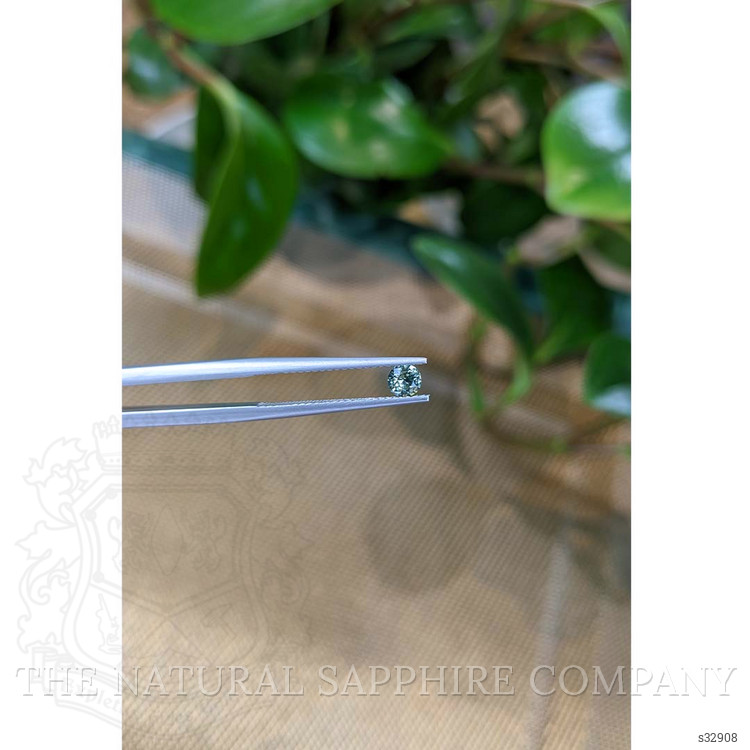 0.26 Ct. Bluish Green Sapphire from Madagascar