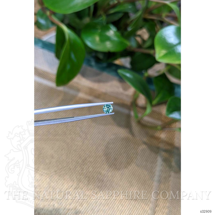 0.54 Ct. Bluish Green Sapphire from Madagascar