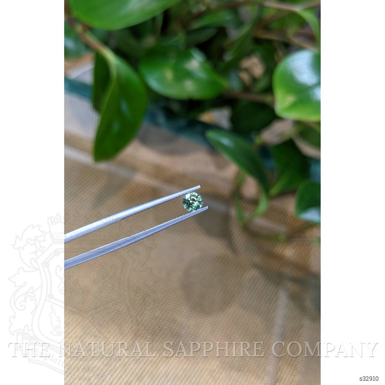 0.65 Ct. Greenish Blue Sapphire from Madagascar