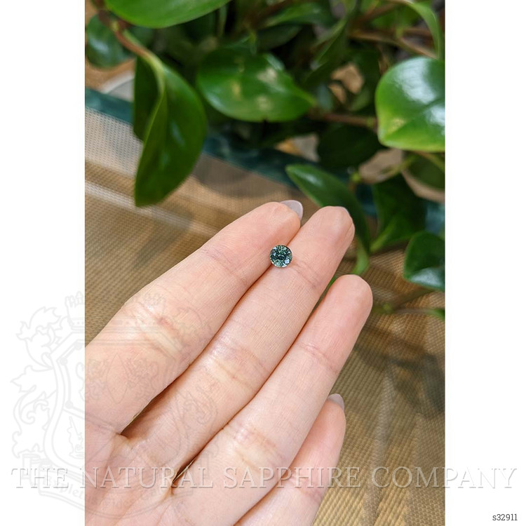 0.77 Ct. Bluish Green Sapphire from Madagascar