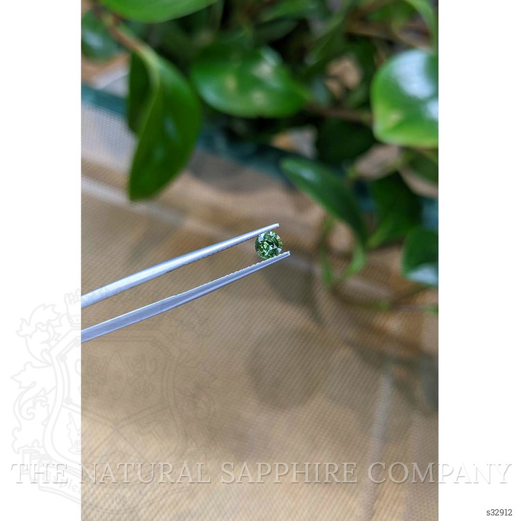 0.44 Ct. Bluish Green Sapphire from Madagascar
