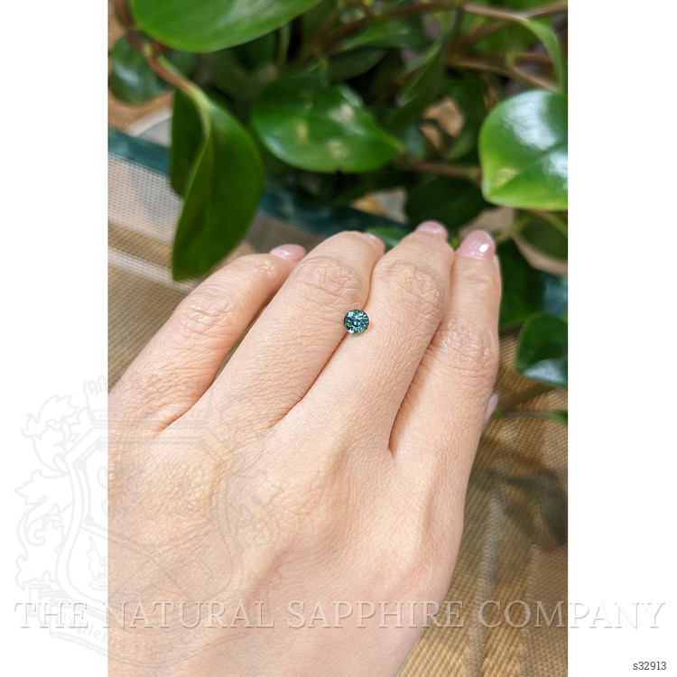 0.60 Ct. Bluish Green Sapphire from Madagascar