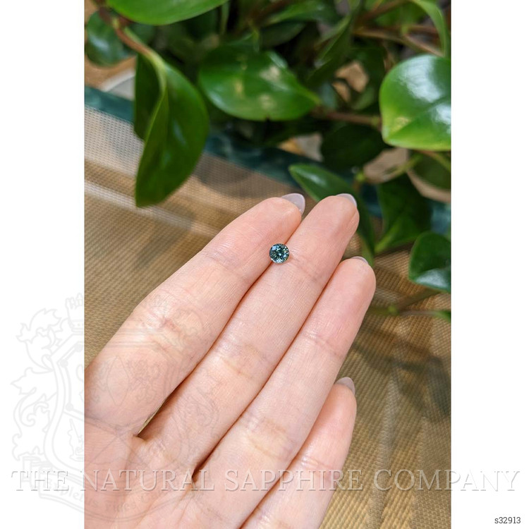 0.60 Ct. Bluish Green Sapphire from Madagascar