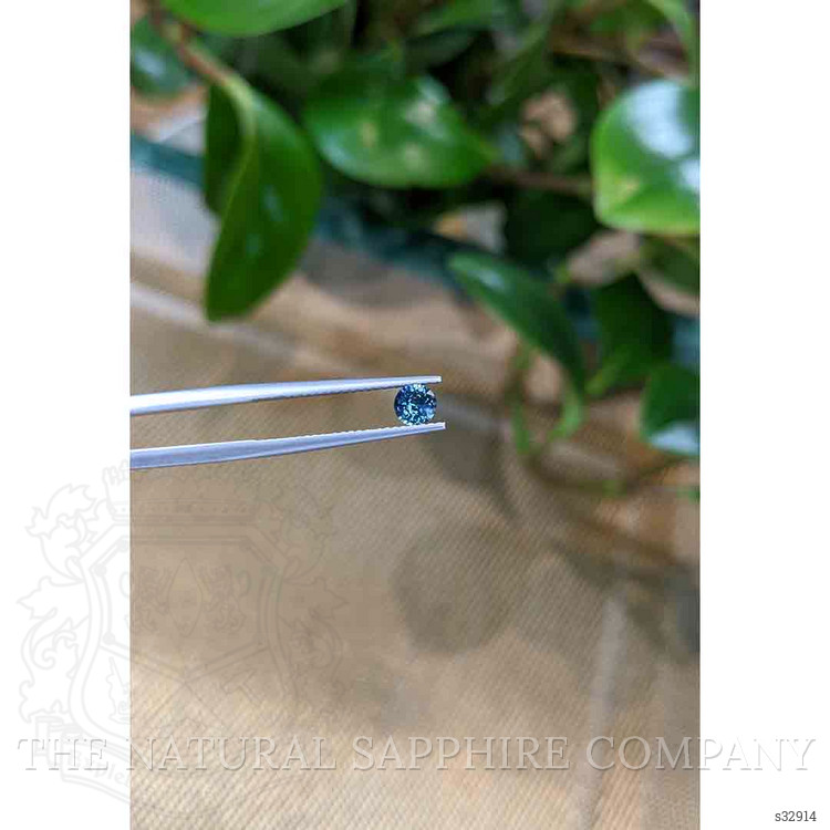 0.52 Ct. Greenish Blue Sapphire from Madagascar