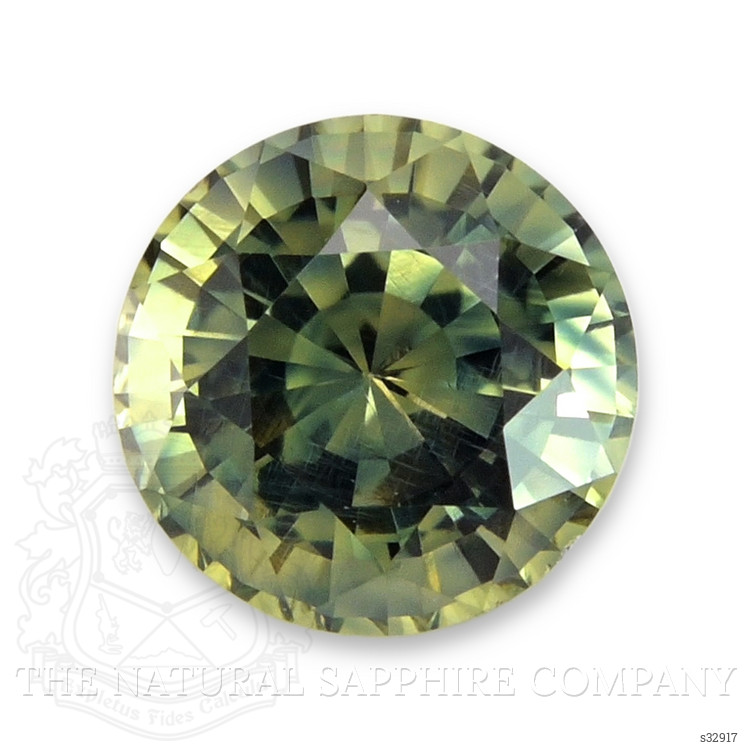 0.68 Ct. Yellowish Green Sapphire from Madagascar