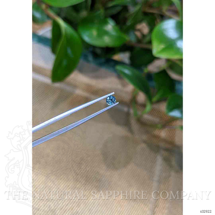 0.38 Ct. Greenish Blue Sapphire from Madagascar