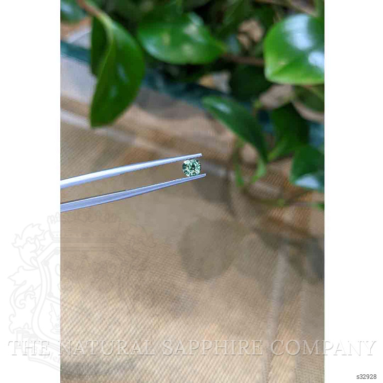 0.53 Ct. Bluish Green Sapphire from Madagascar