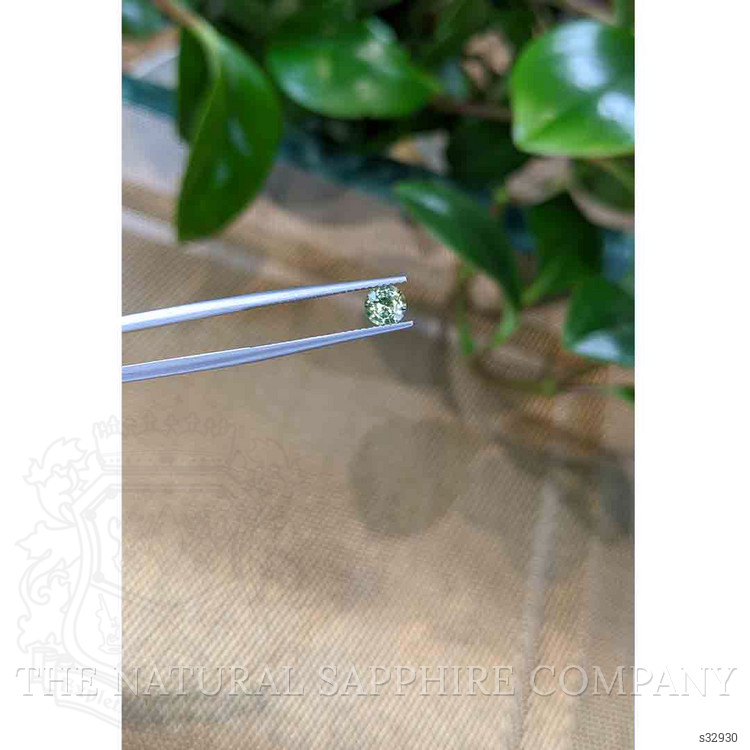 0.71 Ct. Bluish Green Sapphire from Madagascar
