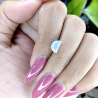 1.19 Ct. White Sapphire from Ceylon (Sri Lanka) Life Style