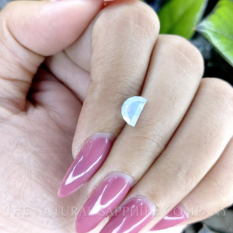 1.19 Ct. White Sapphire from Ceylon (Sri Lanka)