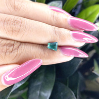 1.13 Ct. Bluish Green Sapphire from Madagascar Life Style