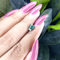 1.13 Ct. Bluish Green Sapphire from Madagascar Life Style