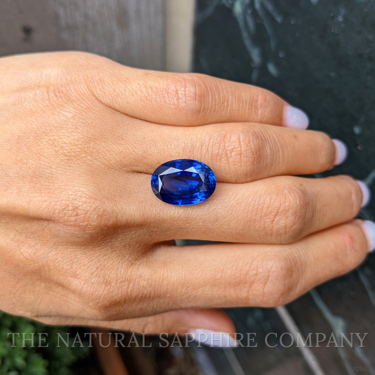 11.66 Ct. Blue Sapphire from Ceylon (Sri Lanka)