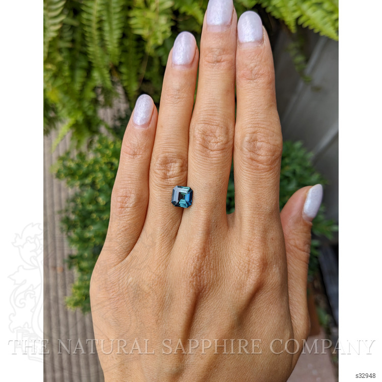 2.54 Ct. Bluish Green Sapphire from Madagascar