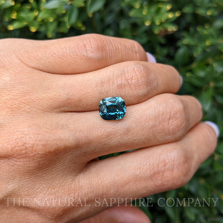 4.11 Ct. Bluish Green Sapphire from Madagascar