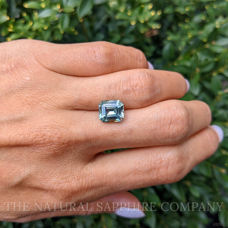 4.18 Ct. Bluish Green Sapphire from Madagascar