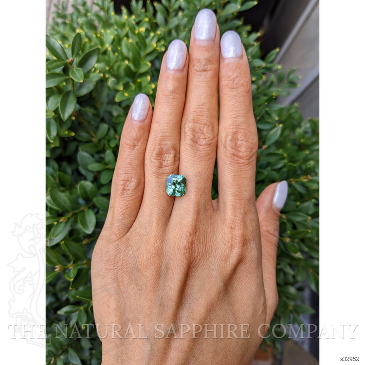 4.09 Ct. Green Sapphire from Madagascar