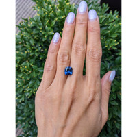 4.62 Ct. Blue Sapphire from Madagascar Life Style
