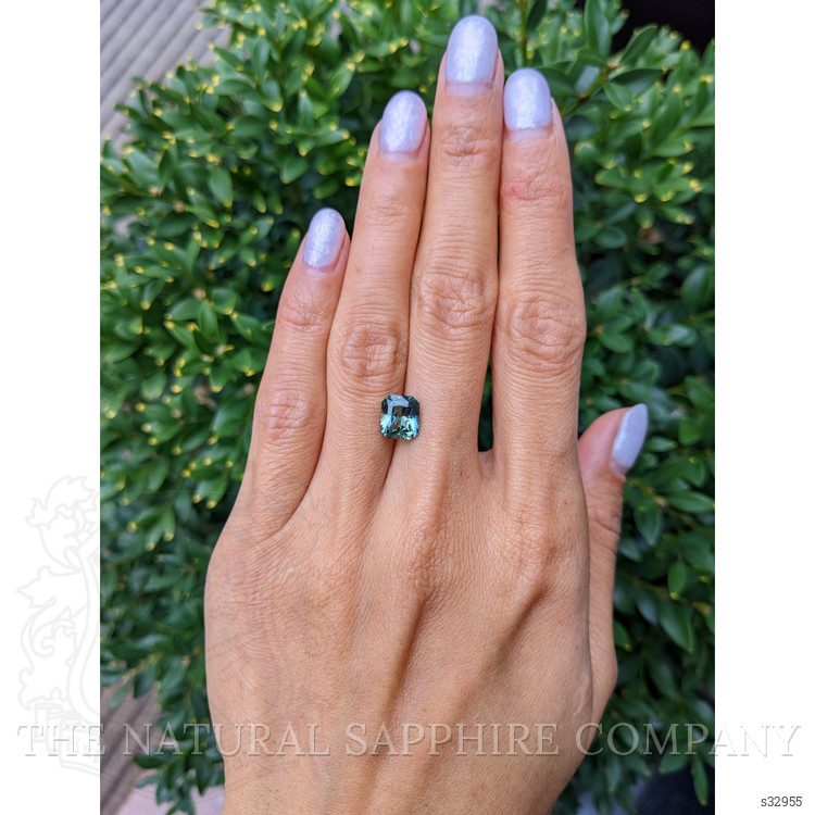2.74 Ct. Bluish Green Sapphire from Madagascar