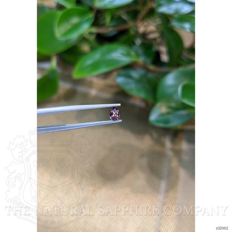 0.29 Ct. Pinkish Brown Sapphire from Montana