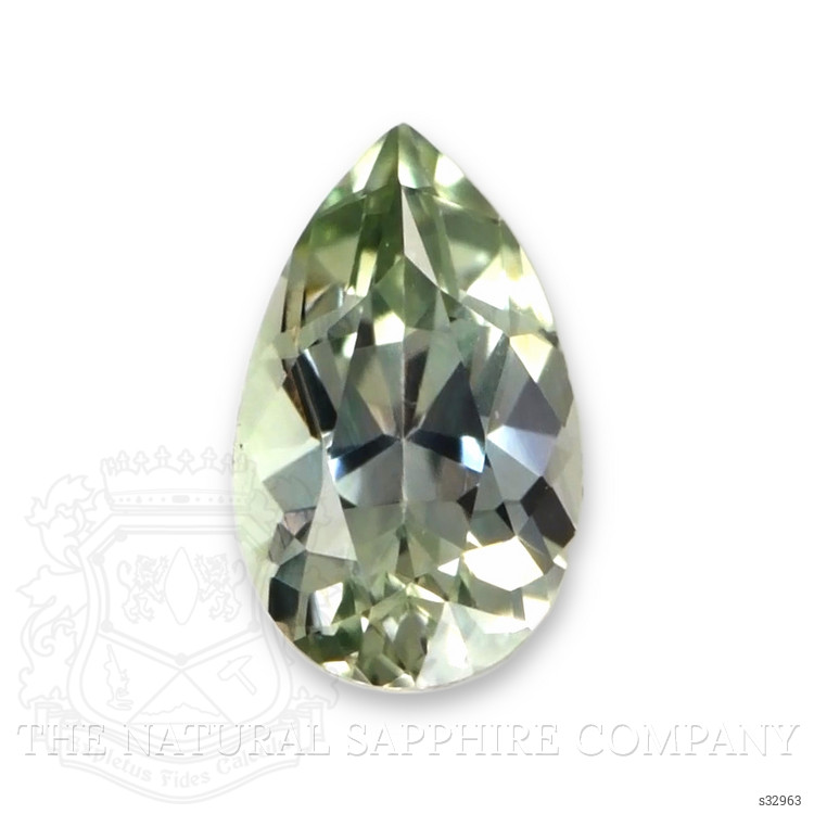 0.30 Ct. Green Sapphire from Montana