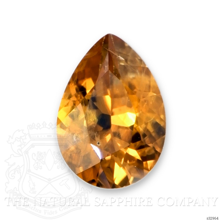 0.30 Ct. Orange Sapphire from Montana