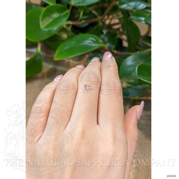 0.32 Ct. Peach Sapphire from Montana