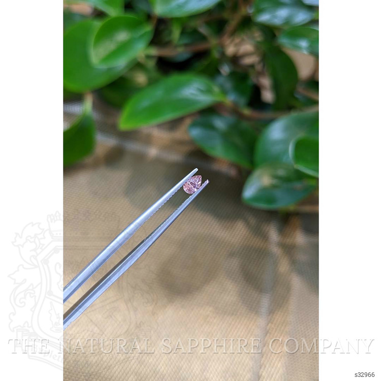 0.32 Ct. Peach Sapphire from Montana