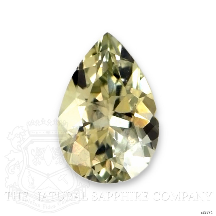 0.44 Ct. Yellowish Green Sapphire from Montana