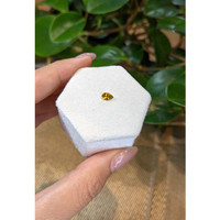 0.46 Ct. Greenish Yellow Sapphire from Montana Life Style