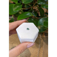 0.47 Ct. Bluish Green Sapphire from Montana Life Style