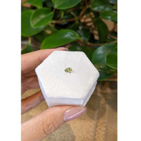 0.47 Ct. Greenish Yellow Sapphire from Montana Life Style