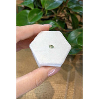 0.47 Ct. Greenish Yellow Sapphire from Montana Life Style