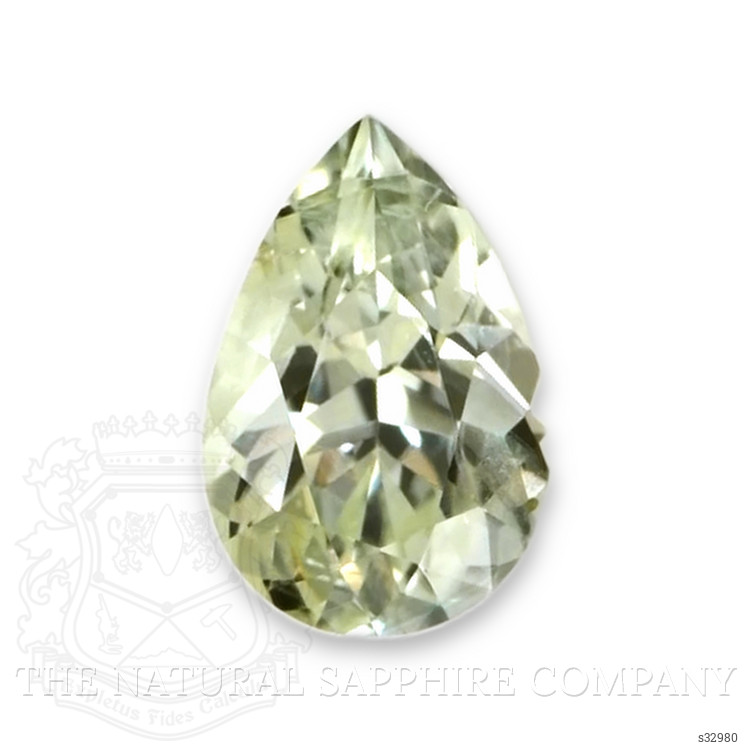 0.48 Ct. Green Sapphire from Montana