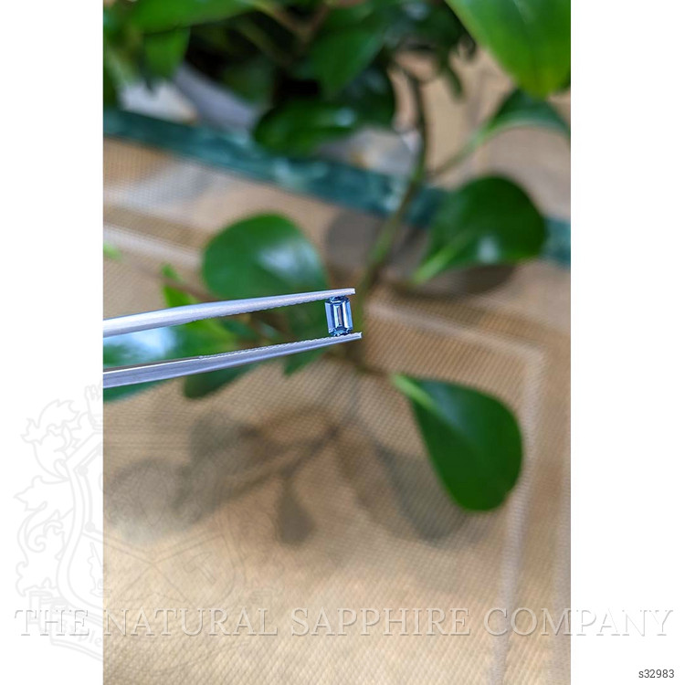 0.27 Ct. Bluish Green Sapphire from Montana