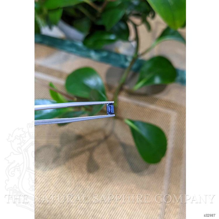 0.32 Ct. Blue Sapphire from Montana
