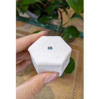 0.33 Ct. Bluish Green Sapphire from Montana Life Style