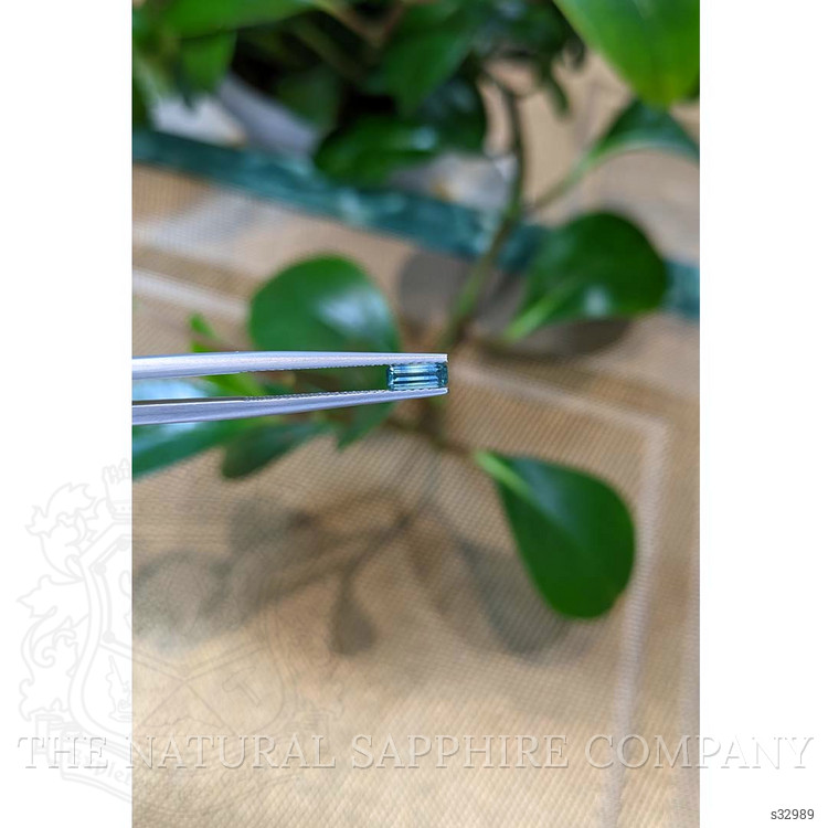 0.33 Ct. Bluish Green Sapphire from Montana