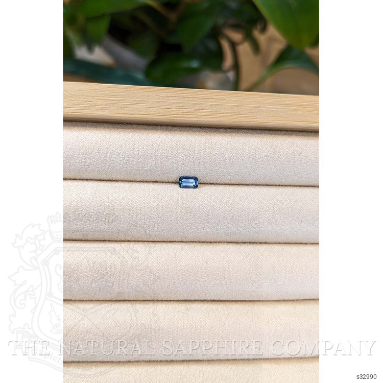 0.33 Ct. Greenish Blue Sapphire from Montana
